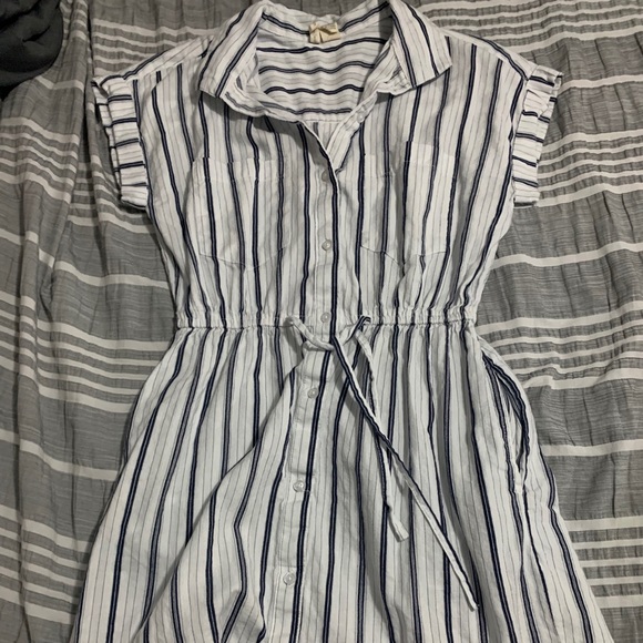 Stripped midi dress - Picture 2 of 3